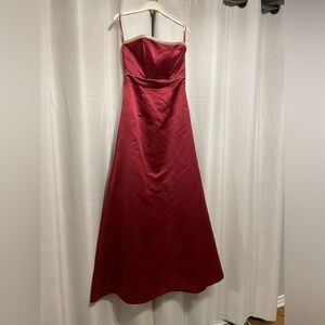 Red wine dress